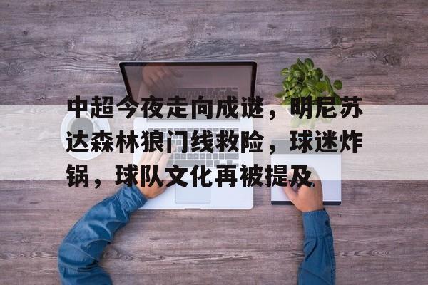 关于中超今夜走向成谜，明尼苏达森林狼门线救险，球迷炸锅，球队文化再被提及的信息